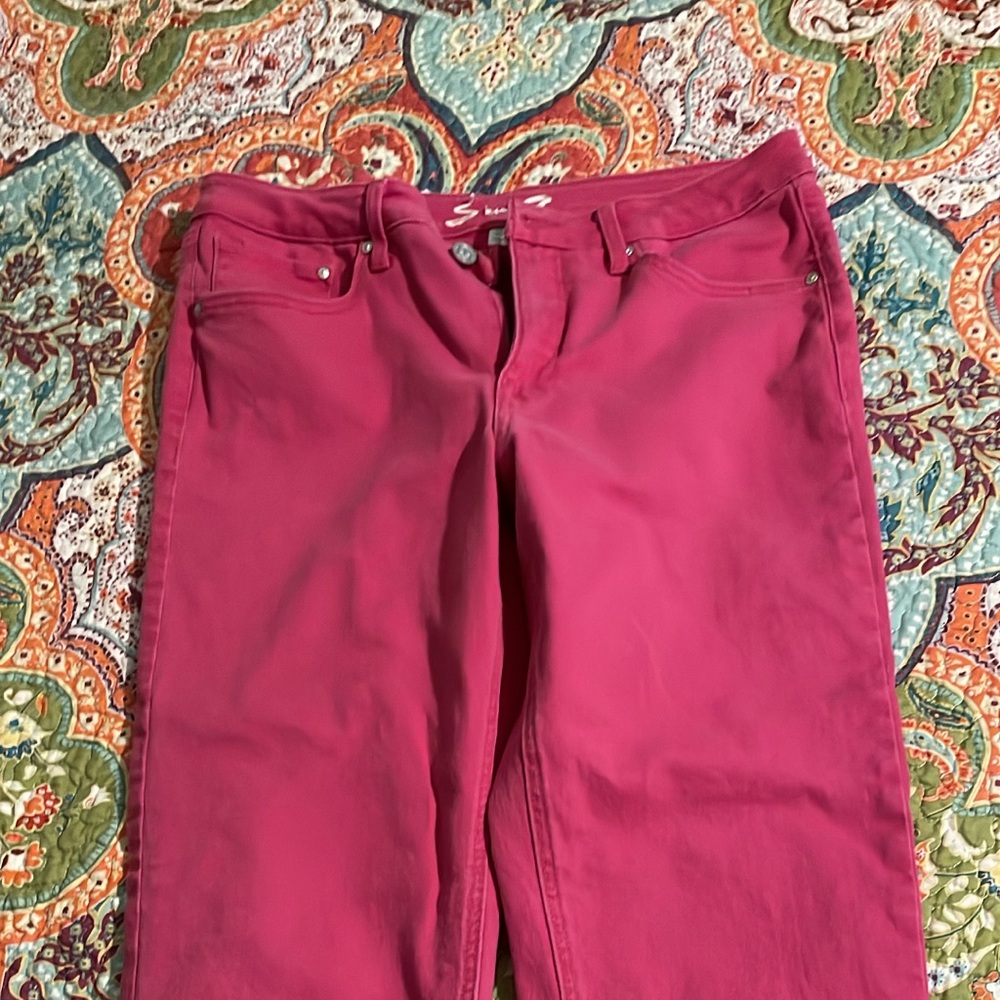 Hot pink jeans Seven
